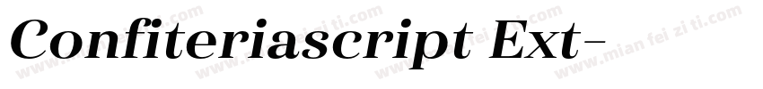 Confiteriascript Ext字体转换
